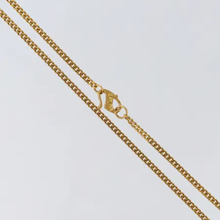 Kedja Pansar, längd 50,5cm, bredd ca 2mm, 22K Vikt: 9,6 g