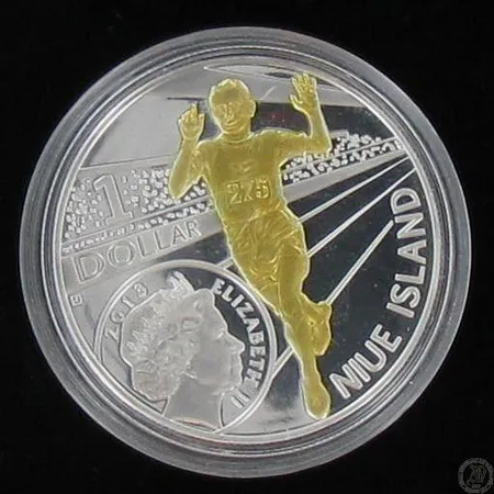 Juhlaraha Paavo Nurmi, 1 Dollars, vuodelta 2013, kuparinikkeli