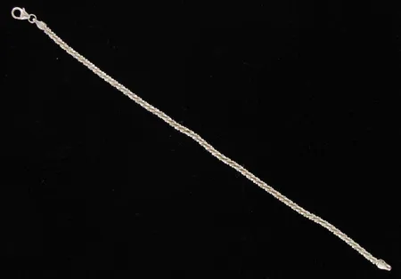 Ranneketju, pituus 190mm, 925, paino 3,2g Paino: 3,2 g