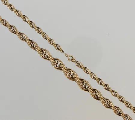 Kaulakoru, pituus 43cm, 585, paino 13,3g Paino: 13,3 g
