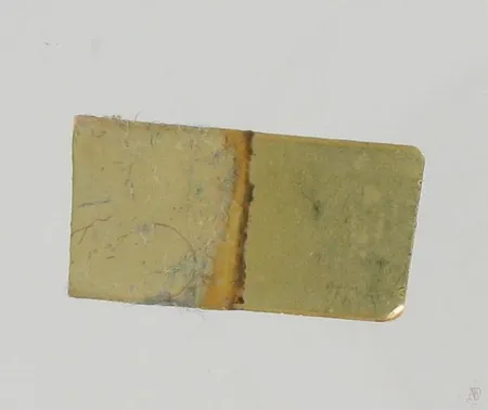 Kultapala, 585br, paino 2,9g Paino: 2,9 g
