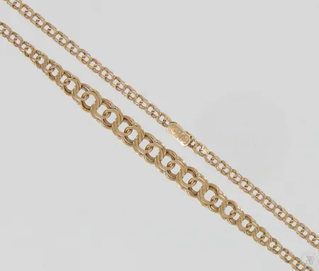 Bismark-kaulaketju, pituus 43,5cm, 585, paino 11,5g Paino: 11,5 g