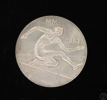 Hopearaha, MM 1983, nimellisarvo 50mk, 500 paino 21,9g Paino: 21,9 g