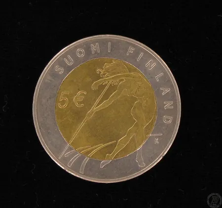 Juhlaraha Yleisurheilun MM-kilpailut 2005, nimellisarvo 5 euroa