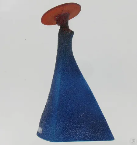 Lasipatsas, Kosta Boda signeeraus K Engman 7690557, korkeus 190mm