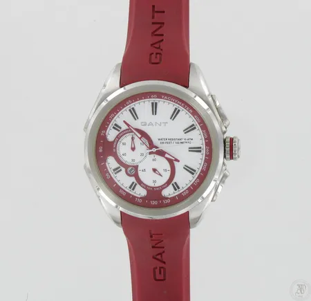 Miesten teräsrannekello Gant Water Resistant 10atm, 330 Feet/100 meters, quartz. 