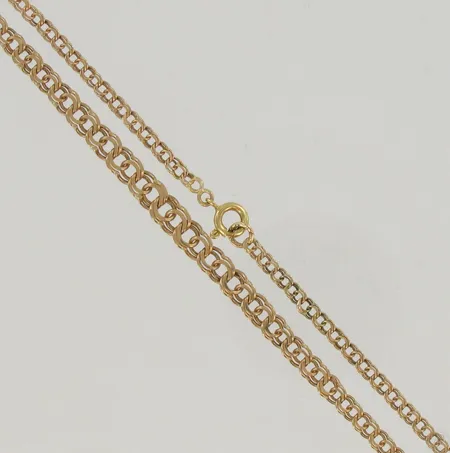 Bismarckkaulaketju, pituus 41cm, 585, paino 6,6g Paino: 6,6 g
