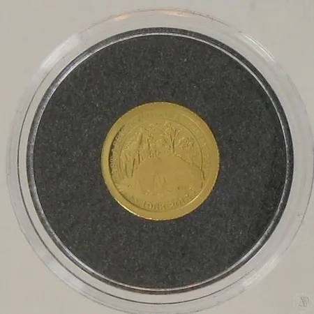 Kultaraha Ghana, East African Coronation Safari 1953-2013, 5 cedis, 999, paino 0,5g Paino: 0,5 g