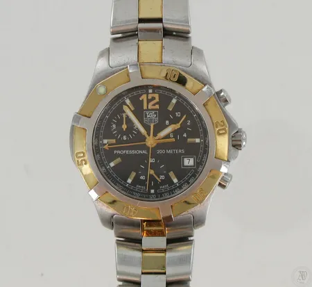 Miesten teräsrannekello Tag Heuer Professional 200 meters, quartz, cn1152, hr0164, taulun Ø 40mm