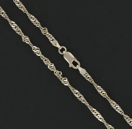 Kaulaketju, pituus 41cm, 925, paino 5,5g Paino: 5,5 g
