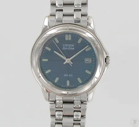 Miesten teräsrannekello Citizen Eco-Drive WR50, metallirannekkeella, Ø 35mm