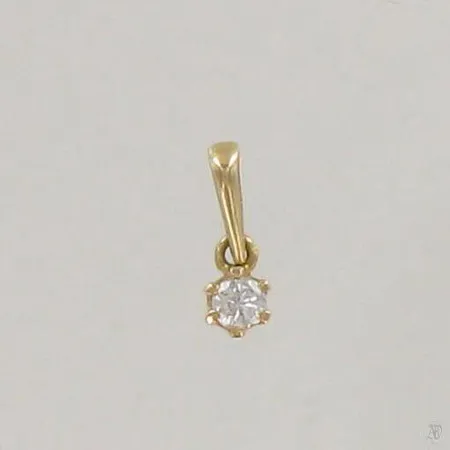 Timanttiriipus 1xn.0.08ct, 585, paino 0,4g Paino: 0,4 g