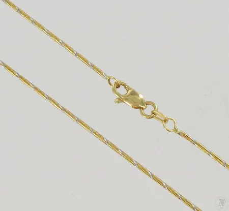 Kaulaketju, pituus 46cm, 585, paino 4,6g Paino: 4,6 g