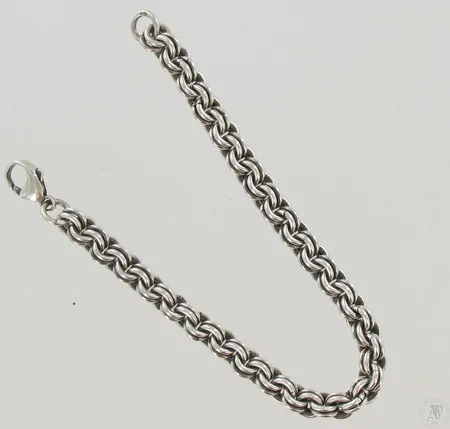 Ranneketju, pituus 220mm, 925, paino 35,6g Paino: 35,6 g