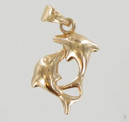 Delfiiniriipus, korkeus 22mm, 585, paino 1,4g Paino: 1,4 g