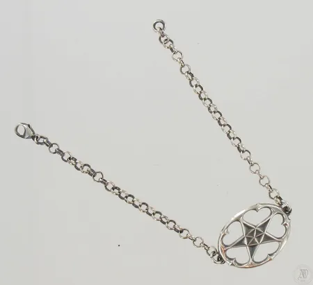 Rannekoru, Kalevala Koru a star all heart, pituus 215mm, 925, paino 10,5g Paino: 10,5 g
