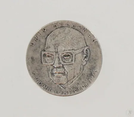 Juhlaraha, Urho Kekkonen 1981, nimellisarvo 50mk, 500, paino 20,1g Paino: 20,1 g