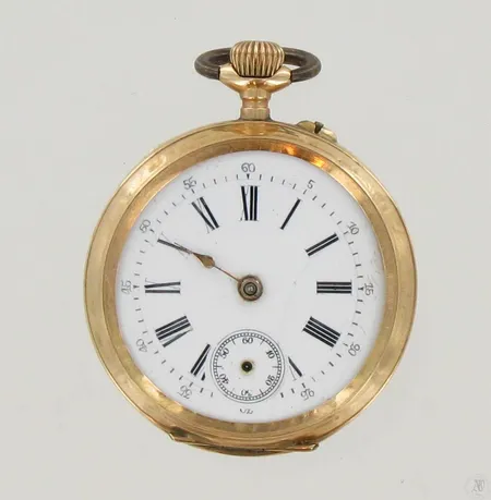 Viallinen kaulakello, Ø 34mm, välikuori ei kultaa, 585br, paino 29,1g Paino: 29,1 g