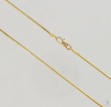 Kaulaketju, pituus 49,5cm, 585, paino 8,5g Paino: 8,5 g