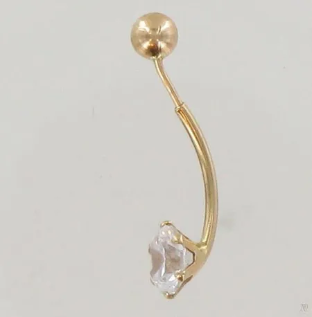 Napakoru kivellä, kiven halkaisia 7mm, 585br, paino 0,8g Paino: 0,8 g