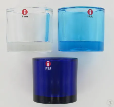 Kolme Kivi-tuikkua, Iittala, korkeus 60mm.