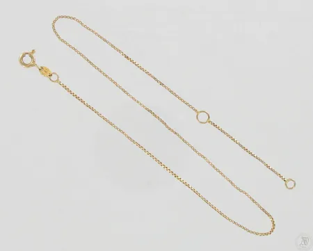 Viallinen nilkkaketju, pituus 290mm, 585, paino 1,4g Paino: 1,4 g