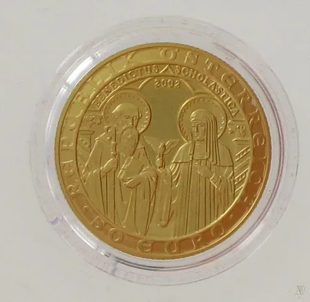 Kultaraha, 50euroa, Itävalta, vuodelta 2002, 986, paino 10,0g Paino: 10   g