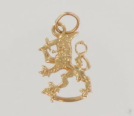 Leijonariipus, korkeus 19mm, 585, paino 0,6g Paino: 0,6 g
