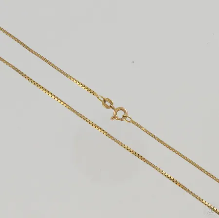 Venetsiakaulaketju, pituus 70cm, 585, paino 8,5g Paino: 8,5 g