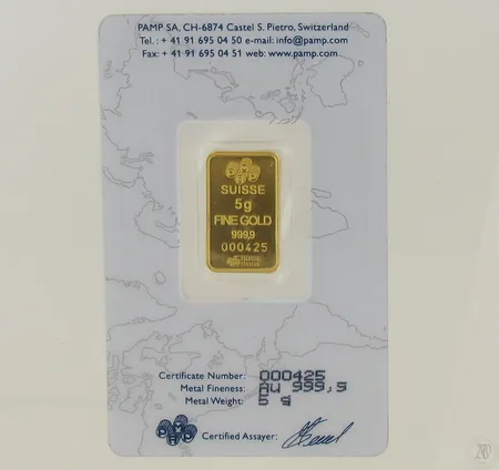 Kultaharkko Pamp, 9999, paino 5g Paino: 5   g