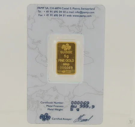 Kultaharkko Pamp, 9999, paino 5g Paino: 5   g