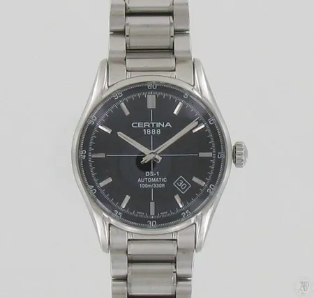 Miesten teräsrannekello, Certina DS-1, automatic, metallirannekkeella, Ø 39mm