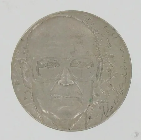 Juhlaraha, U.K.Kekkosen syntymästä 75 vuotta, 1975, 10mk, 500, paino 23,8g Paino: 23,8 g