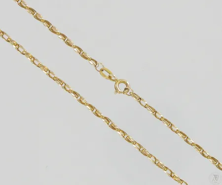 Kaulaketju, pituus 45cm, 585, paino 3,7g Paino: 3,7 g
