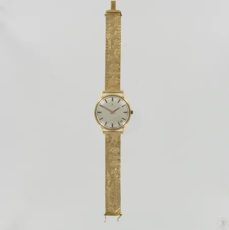 Miesten kultarannekello Zenith päivyrillä, Ø 36mm, ei käy, kultarannekkeella, 585br, 56,9g Paino: 56,9 g