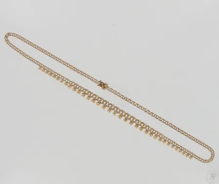 Juhla Bismark-kaulaketju, pituus 49,5cm, 585, 14,4g Paino: 14,4 g