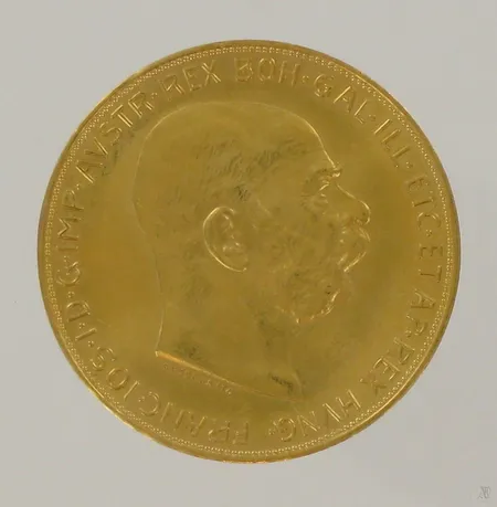 Kultaraha 100 corona Itävalta, 900, paino 33,8g Paino: 33,8 g