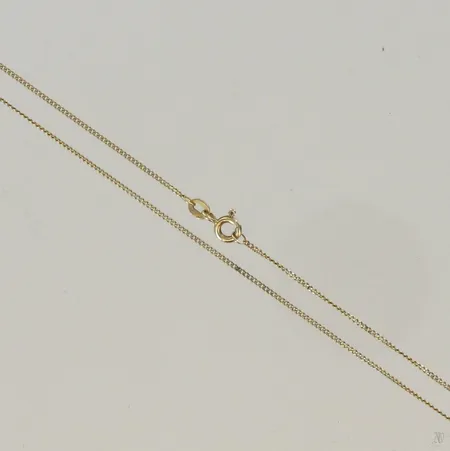 Panssarikaulaketju, pituus 39cm, 585, paino 1,5g Paino: 1,5 g