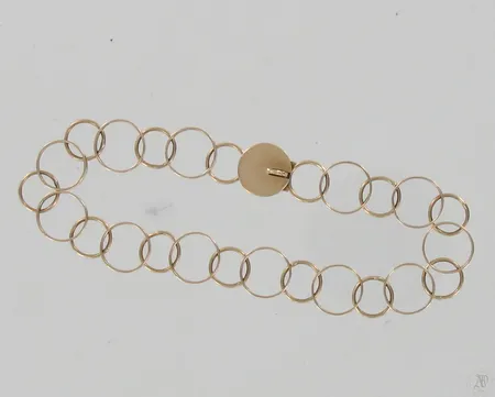 Ranneketju, pituus 180mm, vuodelta 1967, 585, paino 7,0g Paino: 7   g