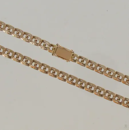 Bismarkkaulaketju, pituus 59cm, 585, paino 31,7g Paino: 31,7 g