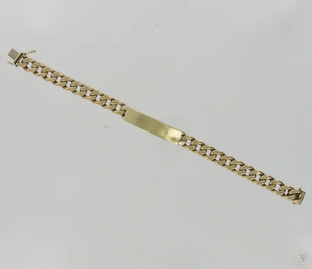 Laattaranneketju, käytön jälkiä, pituus 225mm, 585, 28,8g Paino: 28,8 g