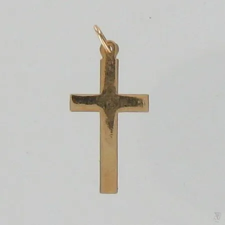 Ristiriipus, korkeus 26mm, kaiverrettu, 585, paino 0,8g Paino: 0,8 g