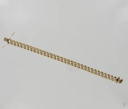 Panssariranneketju, käytön jälkiä, pituus 220mm, 585 paino 19,3g Paino: 19,3 g
