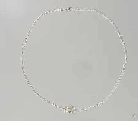 Kaulakoru, Lapsi Kalevala Koru, pituus 45cm, 925, paino 22,4g Paino: 22,4 g