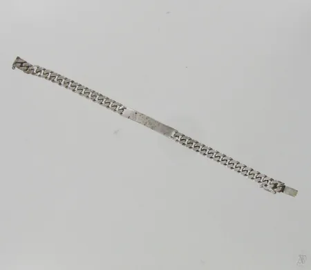Laattaranneketju, käytön jälkiä, pituus 185mm, 830/925, paino 27,4g Paino: 27,4 g
