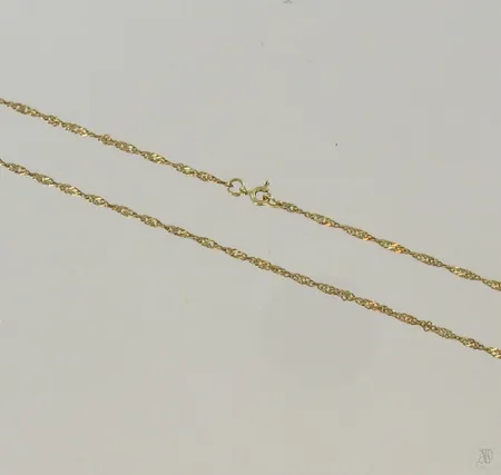 Singapore-kaulaketju, pituus 52cm, 750, paino 6,0g Paino: 6   g