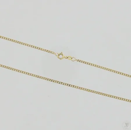Kaulaketju, pituus 45,5cm, 585, paino 3,7g Paino: 3,7 g