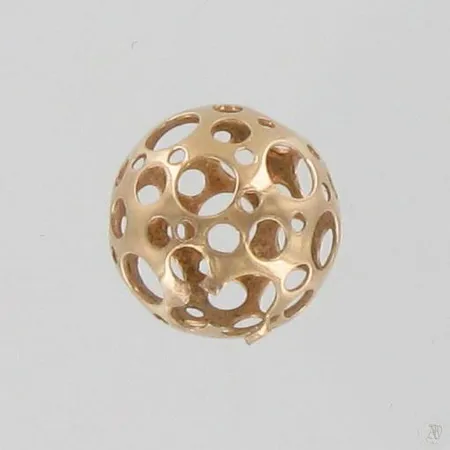 Viallinen riipus, Ø 12mm, 585, paino 0,8g Paino: 0,8 g