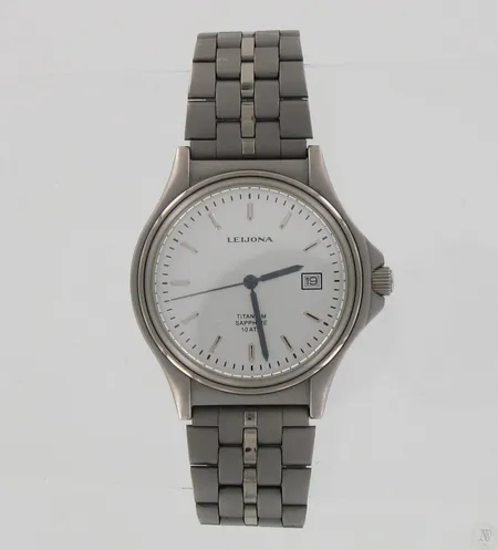 Titaanirannekello Leijona, 5088-1199, quartz, taulun Ø 36mm, hihnan pituus 190mm