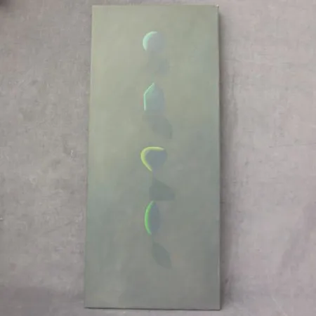 Akryylimaalaus, signeeraus Kristian Krokfors 2000, mitat 70x30x2cm. Hintaan lisätään Tekijänoikeuslain mukainen jälleenmyyntikorvaus 5%, johon lisäämme voimassa olevan alv:n mikäli viimeineinen huutohinta ylittää 255,0 euroa. Nouto ainoastaan myymälästä.